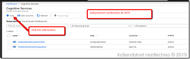 Indiandotnet_Cognitive_Service
